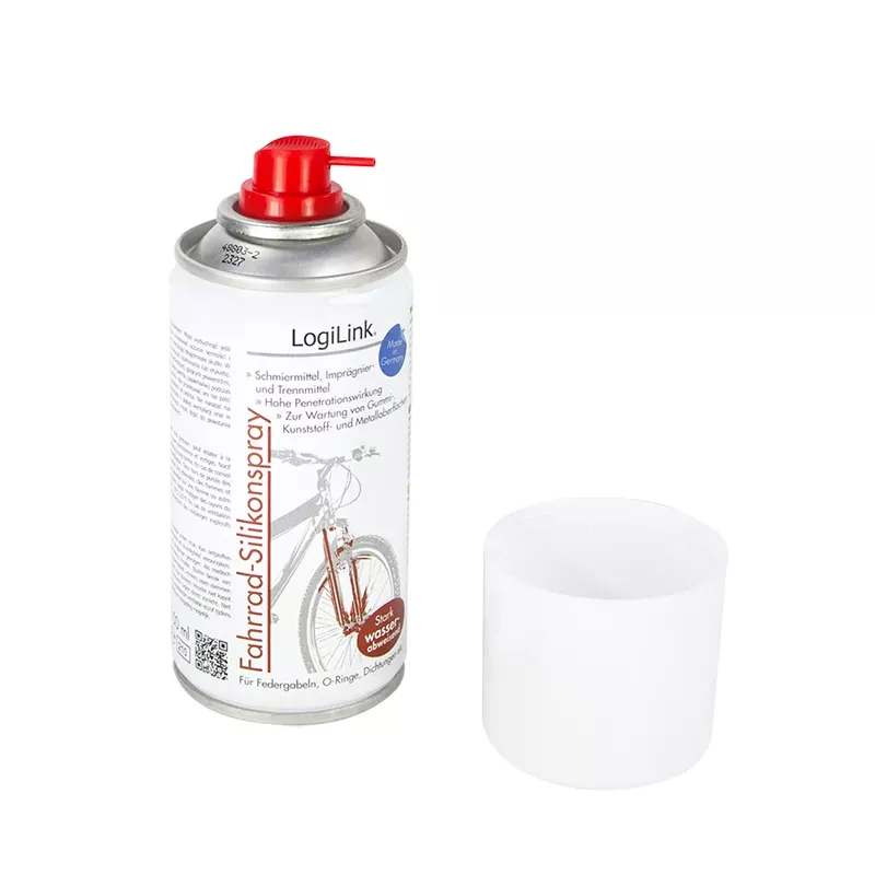 LogiLink Spray de silicona para bicicletas, con disolvente, 150 ml