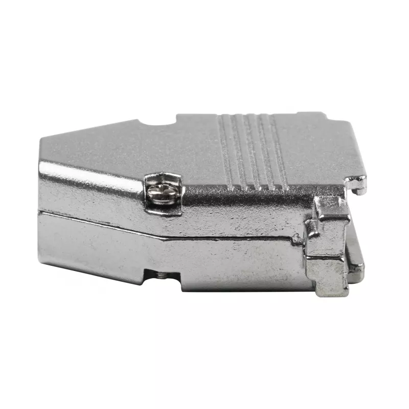 EFB Elektronik 29432.1V2 Cubierta de metal completo E-GP25G con alivio de tracción, D-Sub de 25 polos, apantallada EMI/RFI, aleación de zinc, plata