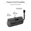 LogiLink Batería externa móvil, LiPo, 4500 mAh, conector USB-C integrado, negra