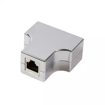 LogiLink Adaptador en T Divisor de Red RJ45 Cat5e 100 Mbps Negro MP0037