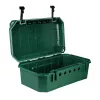 LogiLink Caja de Distribución Eléctrica para Exterior con Regleta de 4 Tomas, IP54, Verde, 2m Cable