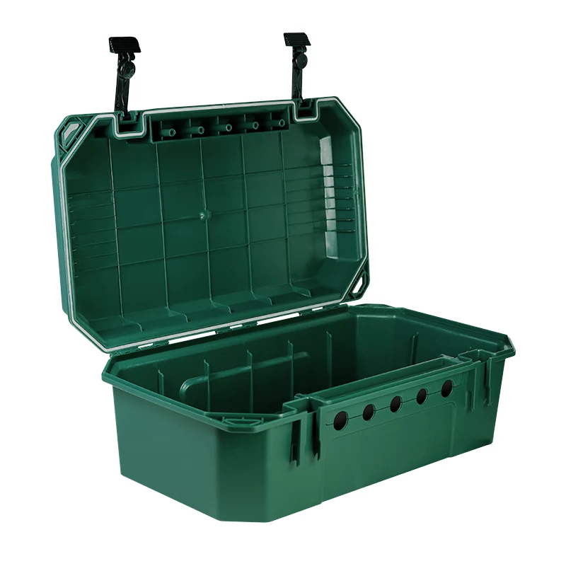 LogiLink Caja de Distribución Eléctrica para Exterior con Regleta de 4 Tomas, IP54, Verde, 2m Cable