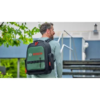 Bosch Power Tools Set de Mochila de Herramientas de 60 Piezas (Negro/Verde)