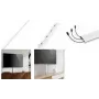 LogiLink Canaleta de Cable de Aluminio 1100x60x20 mm con Cierre Abatible y de Clic, Blanco
