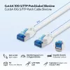 LogiLink cable de parcheo Cat.6A Slim S/FTP LSZH, blanco, 5 m, SlimLine