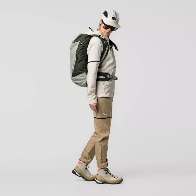 Salewa Puez 23L mochila de senderismo para mujer - Shadow/Dark Olive