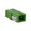 LogiLink FA01SC8 adaptador de fibra óptica SC Simplex APC, sin brida, verde, pack de 12