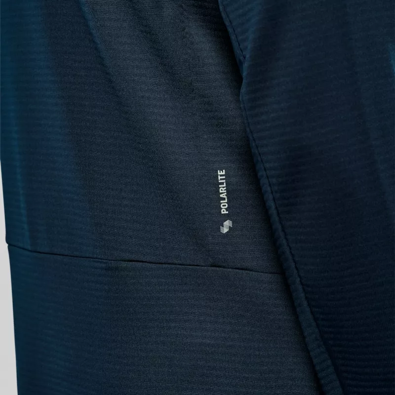 Salewa sudadera con capucha y cremallera completa Puez Altavia Polarlite para hombre Navy Blazer talla L
