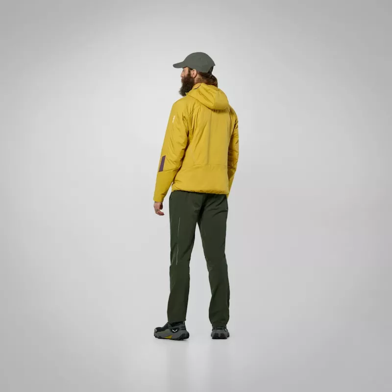 Salewa chaqueta híbrida Pedroc para hombre Verde oliva Talla L