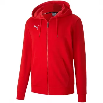 PUMA teamGOAL 23 Casuals chaqueta con capucha Rojo 656708 01