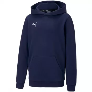 PUMA teamGOAL 23 Casuals sudadera con capucha Junior Peacoat Navy Blue 128