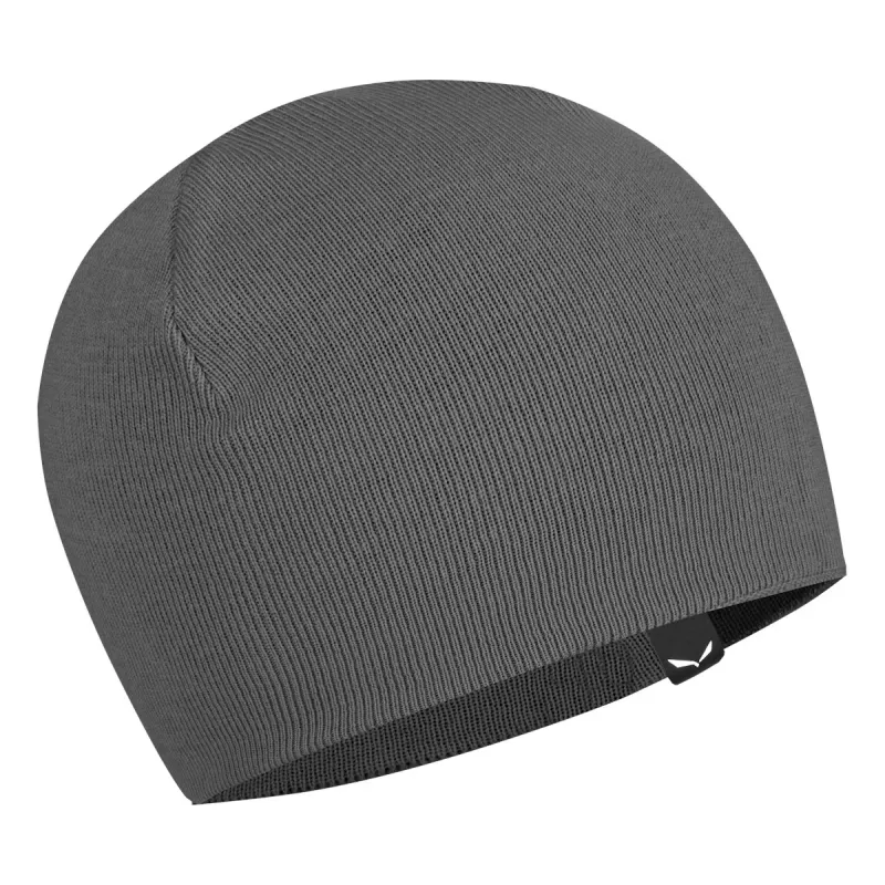 Gorro de lana merino reversible Salewa Pure - Black Out - unisex talla única