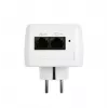 ALLNET ALL3075v4 Enchufe inteligente con Wi-Fi y Ethernet, monitorización de energía, Tipo F Schuko, 16A, 3680W