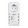 ALLNET ALL3075v4 Enchufe inteligente con Wi-Fi y Ethernet, monitorización de energía, Tipo F Schuko, 16A, 3680W