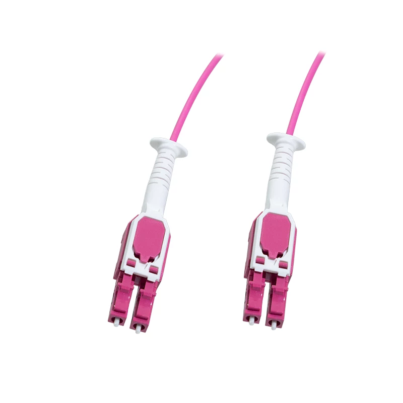 Cable de fibra óptica patch LOGILINK Uniboot Push-Pull LC-LC OM4, 0,5 m
