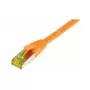 Cable patch Synergy 21 S217687 Cat6A S/FTP, 1m, Naranja, LSZH, 500MHz, 10Gbps
