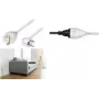 Cable alargador LogiLink CEE 7/7 acodado a CEE 7/3, 10 m, Blanco