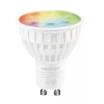 Foco LED retrofit Miboxer FUT103 GU10 4W RGB-WW Smart 2.4G