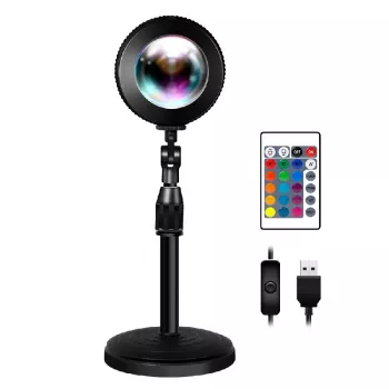 Lámpara LED Sunset LOGILINK, 5W, con mando a distancia