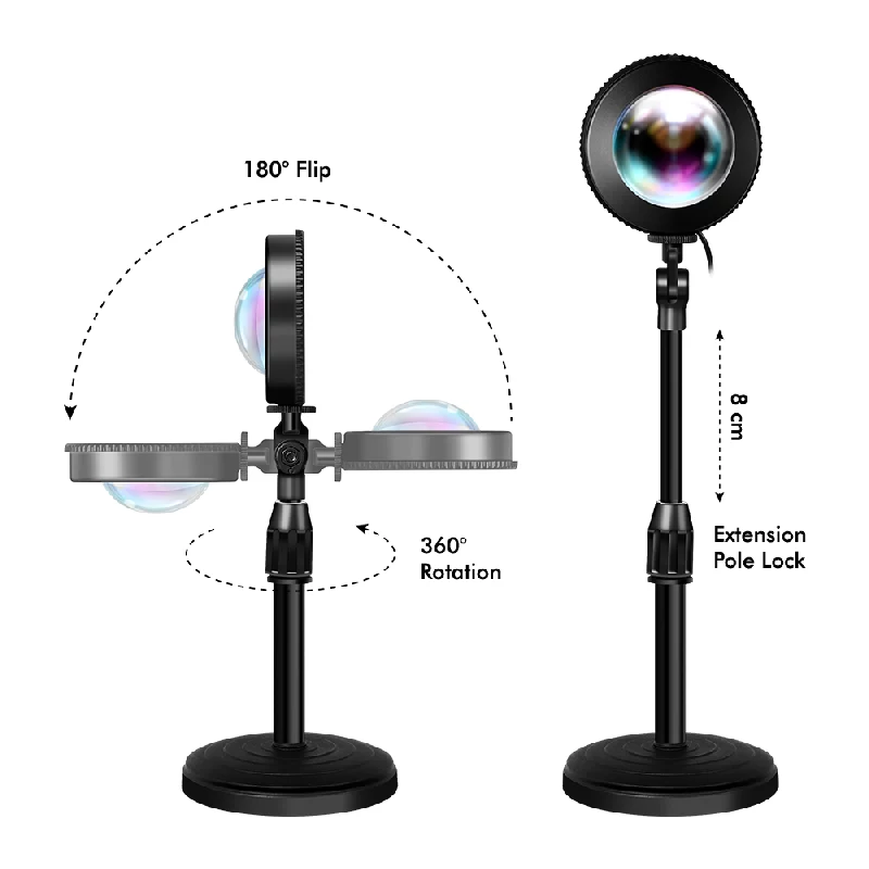 Lámpara LED Sunset LOGILINK, 5W, con mando a distancia