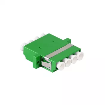 LogiLink set de adaptadores de fibra óptica LC Quad, 12 uds., verde, con brida, SC Duplex Breakout
