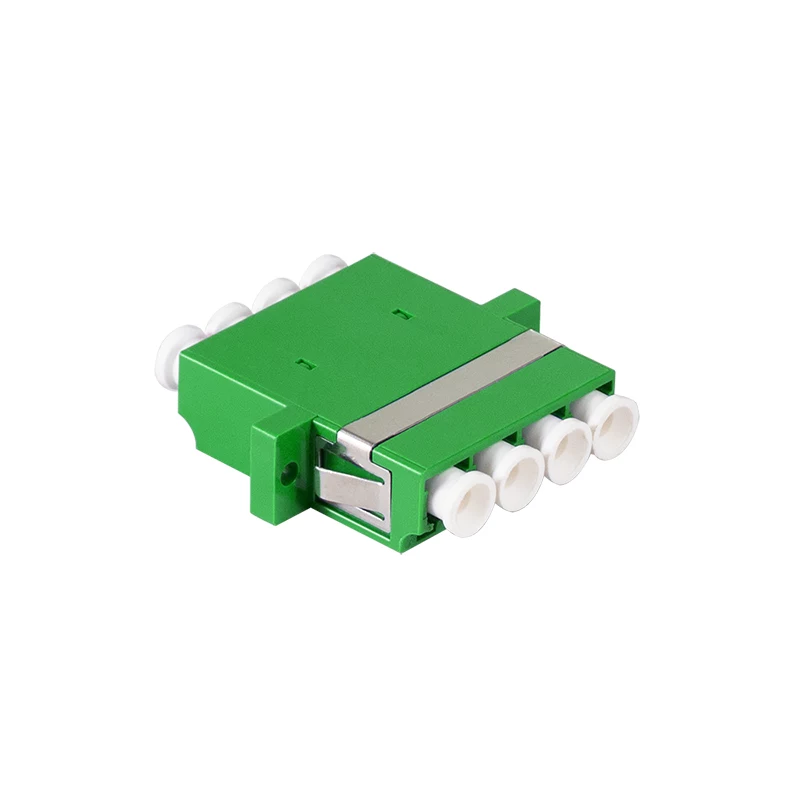LogiLink set de adaptadores de fibra óptica LC Quad, 12 uds., verde, con brida, SC Duplex Breakout
