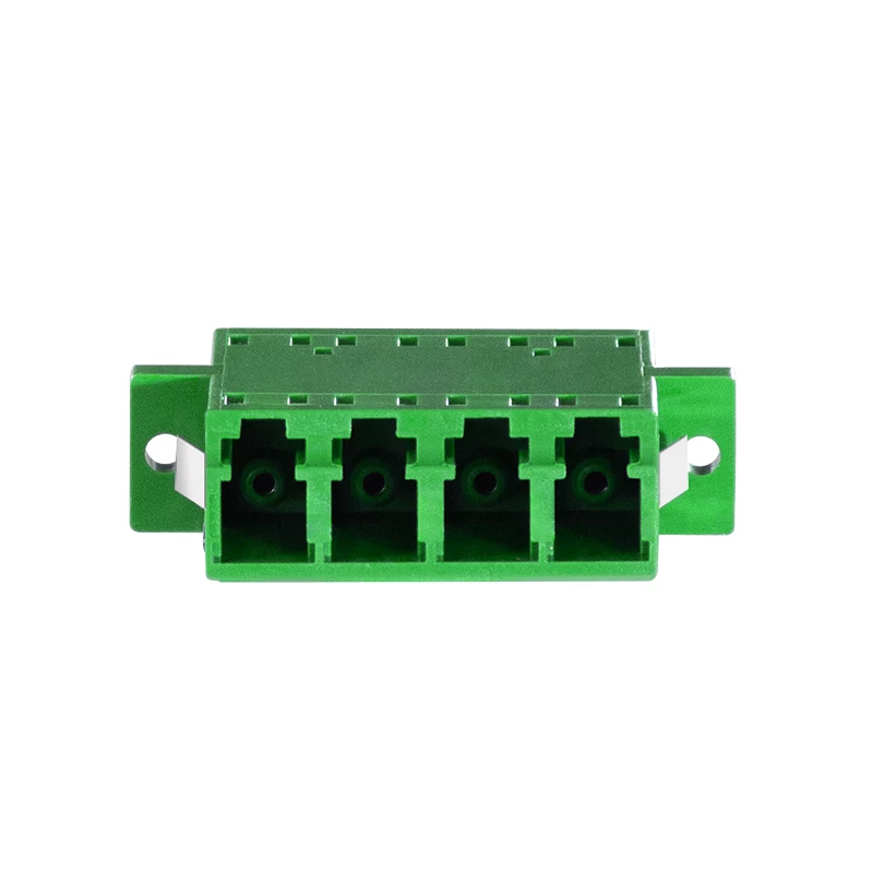 LogiLink set de adaptadores de fibra óptica LC Quad, 12 uds., verde, con brida, SC Duplex Breakout