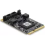 DELOCK 63002 tarjeta de interfaz Mini PCIe CAN 2.0 / CAN FD, 2 x D-Sub 9 pines, hasta 8 Mbps, aislamiento galvánico y protección contra sobretensión