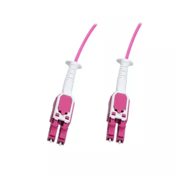 LogiLink cable de parcheo de fibra óptica Uniboot Push-Pull LC-LC OM4, 5,0 m