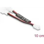 Delock cable divisor en Y para ventilador 1x conector hembra de 2 pines a 2x conector macho de 2 pines 10 cm