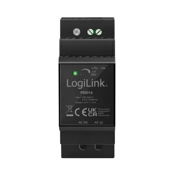 LogiLink PS0016 Fuente de alimentación para carril DIN, 36 W 24 V