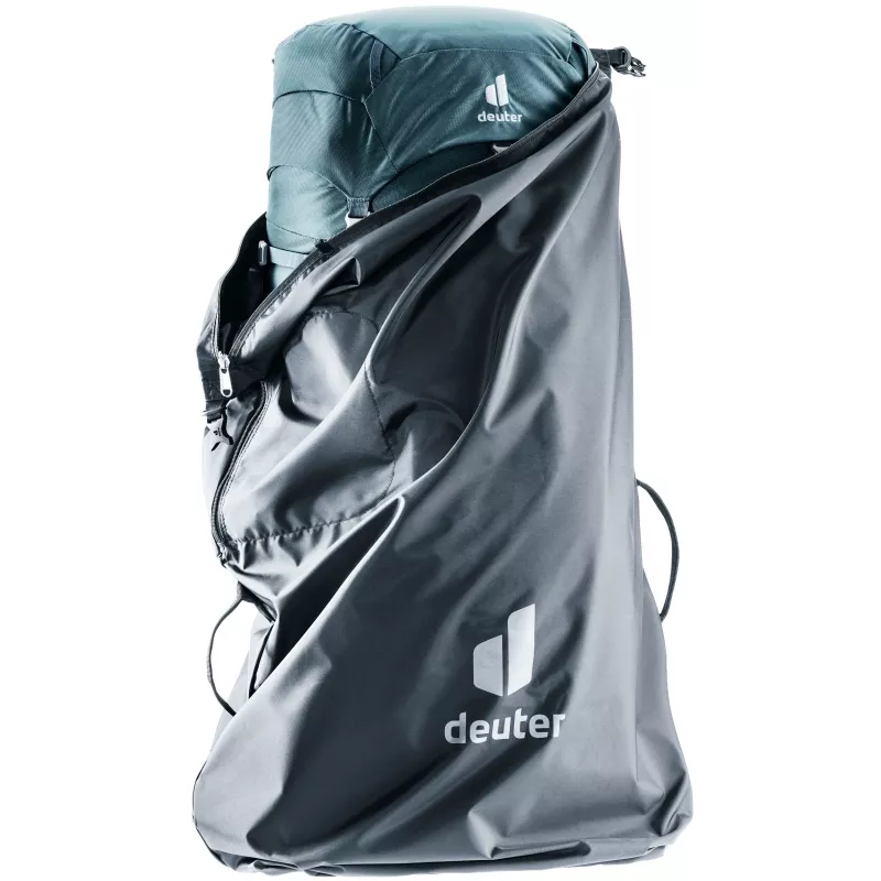 DEUTER funda para Flight Case - funda protectora negra contra polvo y arañazos con aberturas para asas