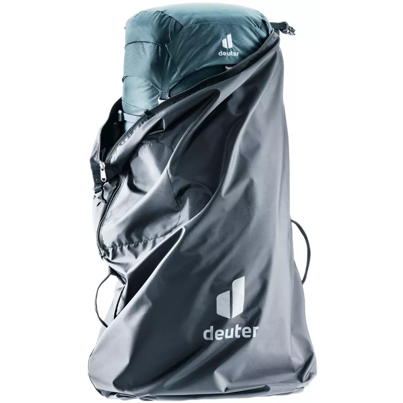 DEUTER funda para Flight Case - funda protectora negra contra polvo y arañazos con aberturas para asas