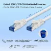 LogiLink cable de parcheo Cat.6A S/FTP LSZH, blanco, 5 m, EconLine