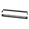 LogiLink panel de parcheo modular Keystone 24 puertos Cat.6A, 19