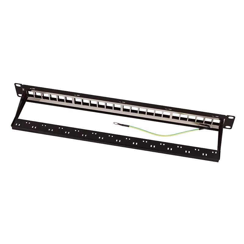 LogiLink panel de parcheo modular Keystone 24 puertos Cat.6A, 19