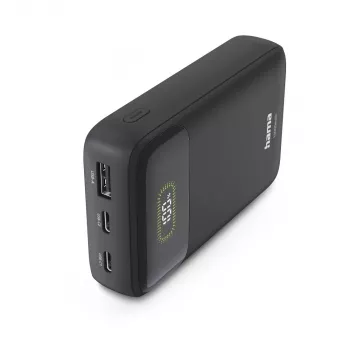 Hama Power Pack PD10 20W 10000 mAh batería externa, USB-C, USB-A, antracita