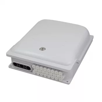 LOGILINK caja de distribución FTTX, 96 fibras, 24x LC dúplex o SC simplex, sin equipar, IP65, montaje en pared