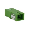 LogiLink adaptador de fibra óptica SC simplex, verde, sin brida, pack de 12