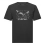 Salewa hombre Eagle Geometric camiseta Black Out - talla L