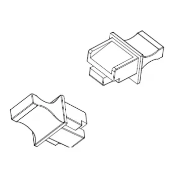 EFB tapones ciegos RJ45, negro, pack de 100