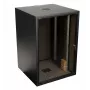 EFB OFF-1868TS.V1RW-AK armario rack de servidor 18U 19 pulgadas, 800 kg de carga estática, puerta de vidrio de seguridad, negro RAL 9005