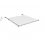 EFB Elektronik estante de rack fijo 19 pulgadas 0,5U, 70 kg de carga, 750-850 mm de profundidad, negro intenso (RAL 9005)
