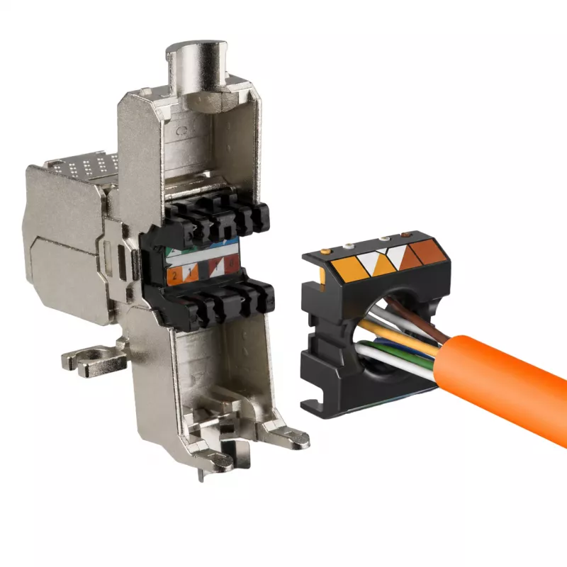 EFB ELEKTRONIK Cat.6A/Cat.7/Cat.7A Módulo de conexión Keystone