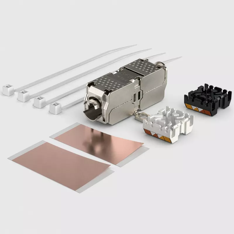 EFB ELEKTRONIK Cat.6A/Cat.7/Cat.7A Módulo de conexión Keystone