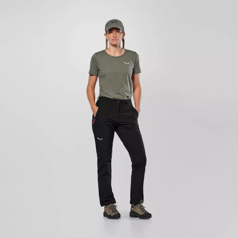 Salewa Puez Dolomia 2 pantalón para mujer - Black Out - EU 36 (S)