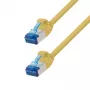 LogiLink cable de red Slim S/FTP LSZH Cat.6A, amarillo, 7,5 m