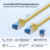 LogiLink cable de red Slim S/FTP LSZH Cat.6A, amarillo, 7,5 m