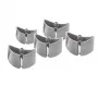 LogiLink conectores flexibles para canaleta de cables, 5 uds., negro