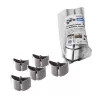 LogiLink conectores flexibles para canaleta de cables, 5 uds., negro